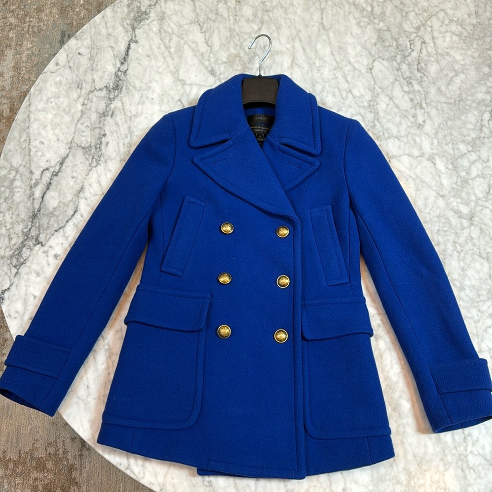 J. Crew - Majesty Stadium Cloth Peacoat
